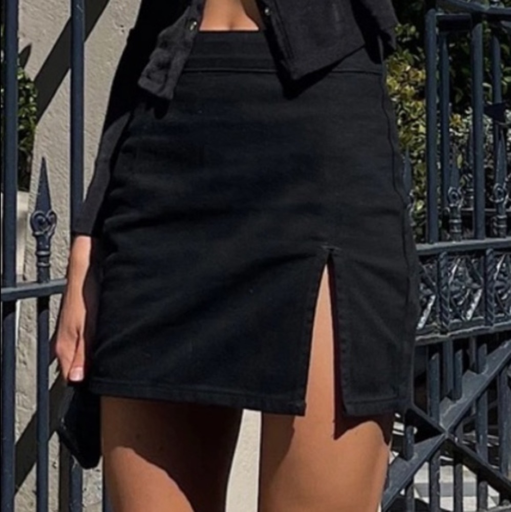 Princess Polly Lola mini skirt size small black